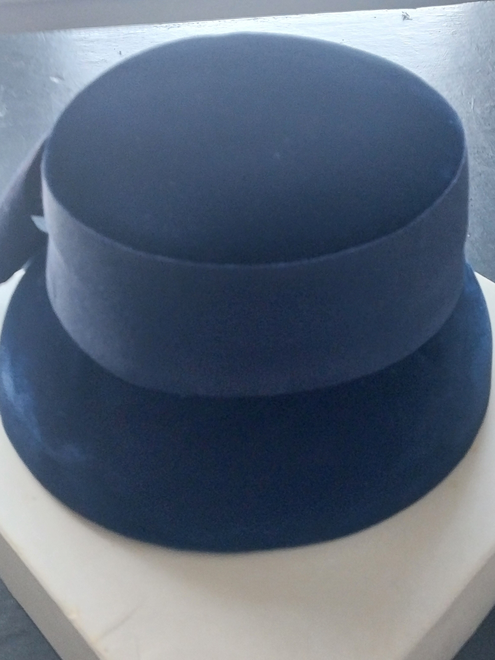 Classic Navy Women's Pillbox Hat